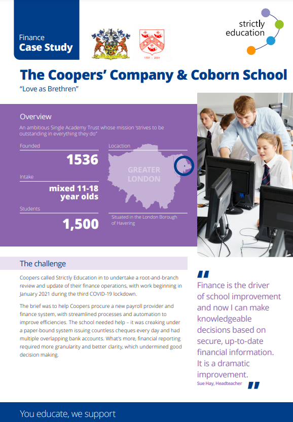 Coopers Company Case Study