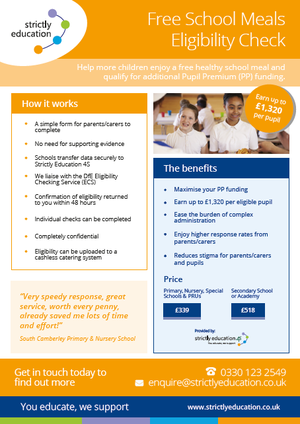 Free School Meals and Eligibility Check